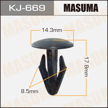 MASUMA KJ669 Клипса! Nissan Bluebird/Safari 90>