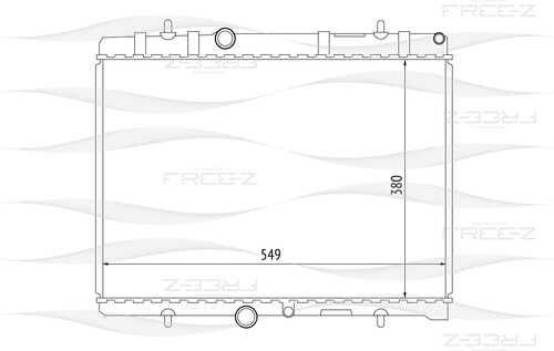 FREEZ KK0176 Радиатор! PSA Berlingo/C4/C5 04>