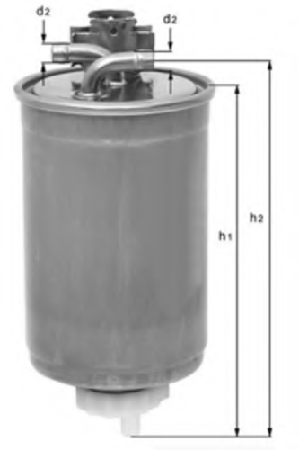 MAHLEKNECHT KL103 Топливный фильтр