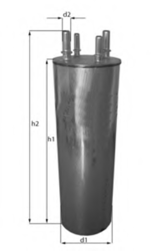 MAHLEKNECHT KL229/4 Топливный фильтр