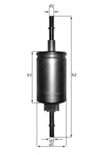 MAHLEKNECHT KL458 Топливный фильтр