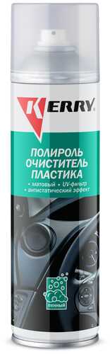 KERRY KR-905 Полироль пластика с антистатиком мл пенныйаэрозоль