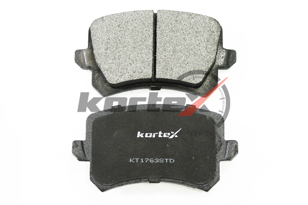 KORTEX KT1763STD Колодки торм. AUDI A6/Q3/VW PASSAT/TIGUAN зад. комплект (10702070/130120/0006396/1)