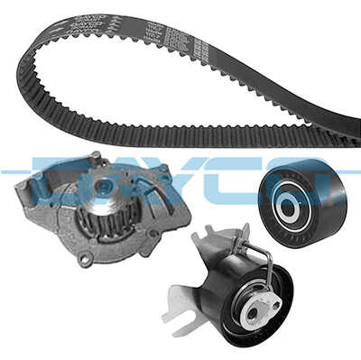 DAYCO KTBWP4550 Ремкомплект ГРМ! с помпой Citroen C4/C5/C8, Ford Focus/Mondeo 2.0D 04>