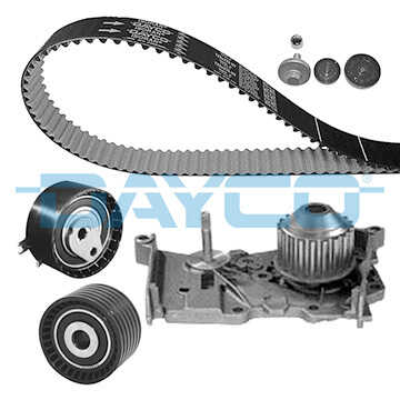 DAYCO KTBWP4601 Ремкомплект ГРМ! с помпой Renault Megane/Laguna/Clio/Duster 1.4-1.6i 01>