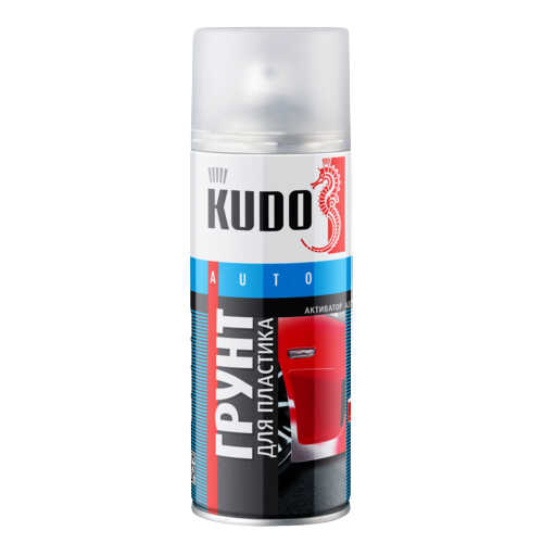 KUDO KU6000 Грунт! для пластика прозрачный (активатор адгезии) аэрозоль 520 мл