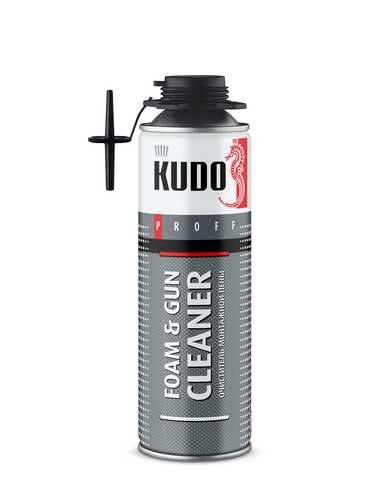 KUDO KUPP06C Очиститель! монтажной пены FOAM&GUN CLEANER 650 мл