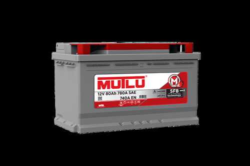 MUTLU L480074A Аккумуляторная батарея! 80Ah 740A + справа 315/175/190