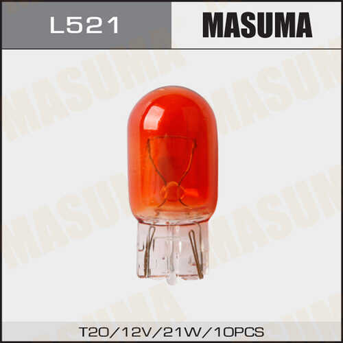 MASUMA L521 Лампа! 21W 12V ORANGE W3X16D