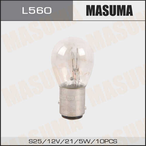 MASUMA L560 Лампа 12 в 21/5 вт 2х-контактная металлический цоколь BAY15d S25