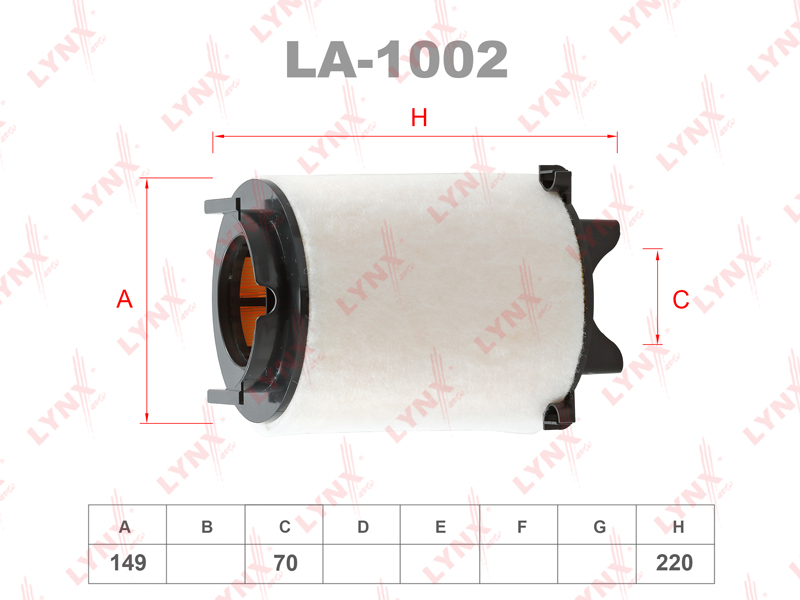 LYNX LA-1002 Фильтр воздушный