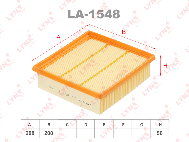 LYNX LA-1548 Фильтр воздушный