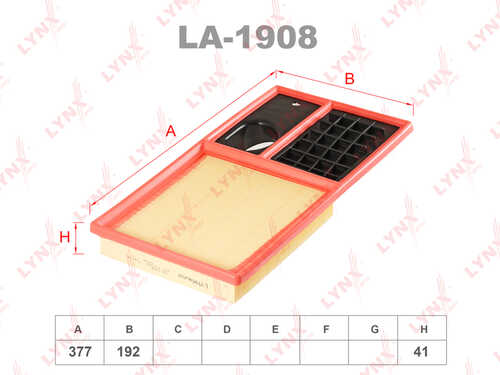 LYNX LA-1908 Воздушный фильтр