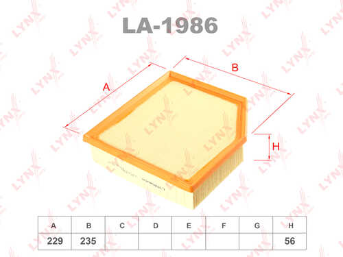 LYNX LA-1986 Воздушный фильтр