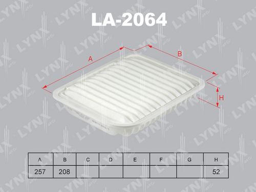 LYNX LA-2064 Воздушный фильтр