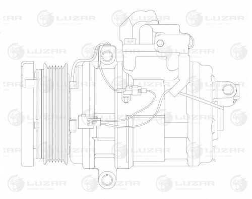 LUZAR LCAC 1950 Компрессор кондиционера