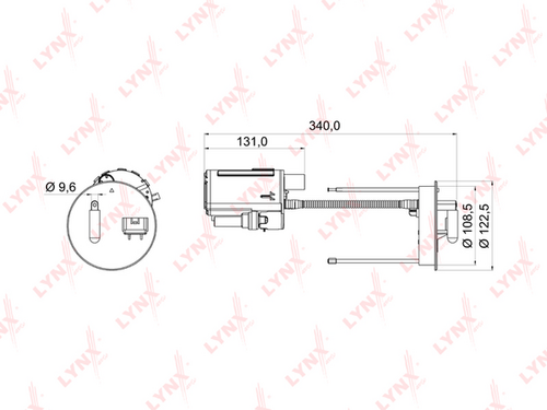 LYNX LF-976M Фильтр топливный погружной auto