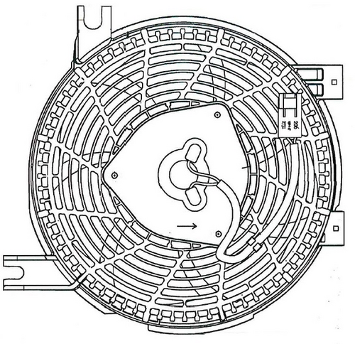 LUZAR LFAC 1972 Электровентилятор кондиционера