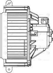 LUZAR LFH0973 Вентилятор отопителя! Renault Kangoo II 07>