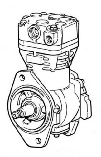 KNORRBREMSE LK3840 Компрессор одноцилиндровый IVECO/FORD