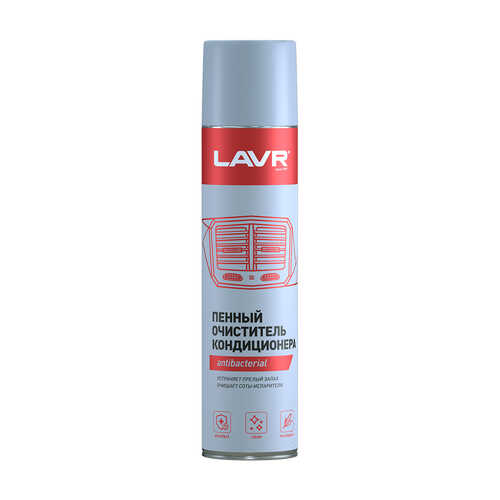 LAVR LN1750 Очиститель! кондиционера пенный, антибактериальный, ментол-эвкалипт, аэрозоль, 400 мл