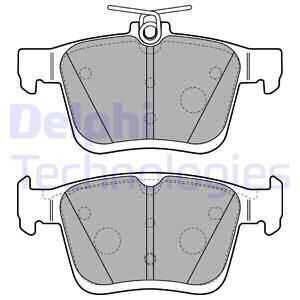 DELPHI LP2490 Комплект тормозных колодок, дисковый тормоз