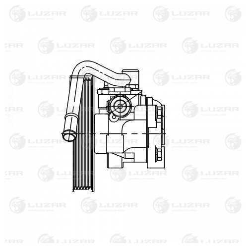 LUZAR LPS 0802 Насос гидроусилителя