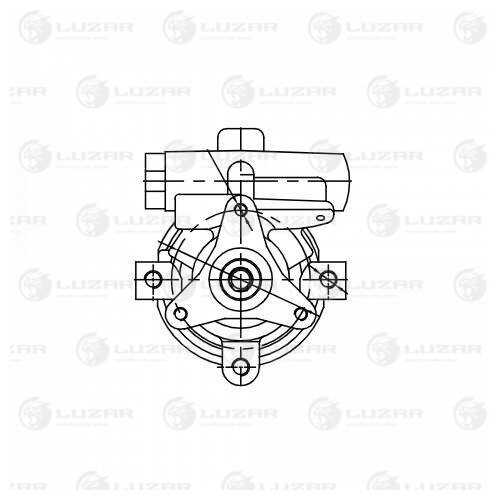 LUZAR LPS 0901 Насос гидроусилителя руля! Renault Megane 96>