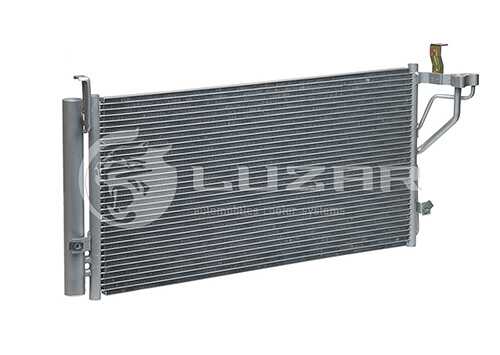 LUZAR LRAC08384 Радиатор кондиционера! Hyundai Sonata/XG, KIA Magentis/Optima 98>