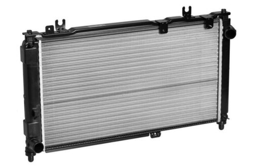 LUZAR LRC01900 Радиатор охлаждения! алюм. ВАЗ 2190 гранта, Datsun on-Do A/C± (OVAL-TUBE)