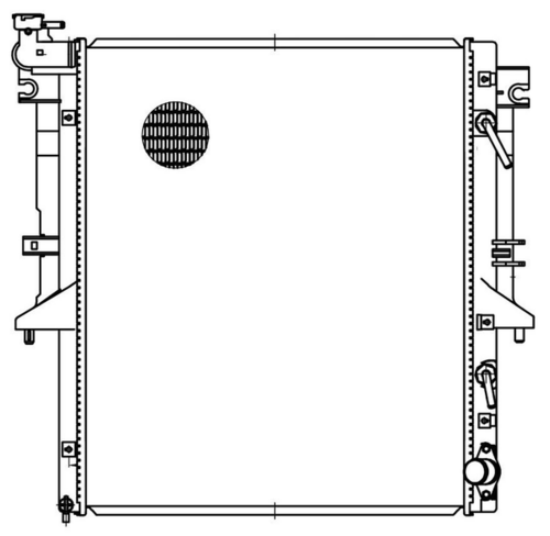 LUZAR LRC 11150 Радиатор охлаждения! Mitsubishi L200/Pajero Sport 2.4D