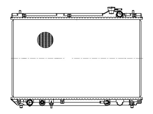 LUZAR LRC 1921 Радиатор системы охлаждения! Lexus RX300 3.0i 00-03