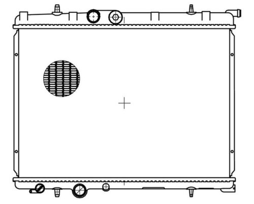 LUZAR LRC 20G1 Радиатор системы охлаждения! Citroen Xsara, Peugeot 307 1.6/2.0 16V 00>