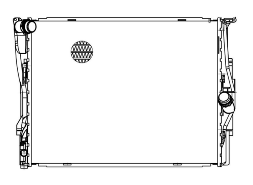 LUZAR LRC26173 Радиатор системы охлаждения! BMW 1/3 E87/E90 2.5/3.0 04>