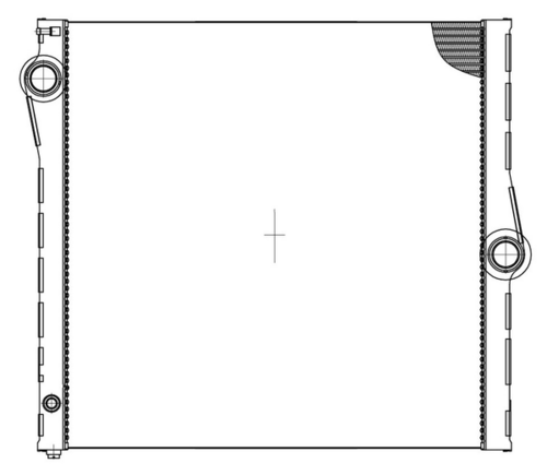 LUZAR LRC 26193 Радиатор охлаждения! BMW X5 E70 3.0i/4.8i 07>