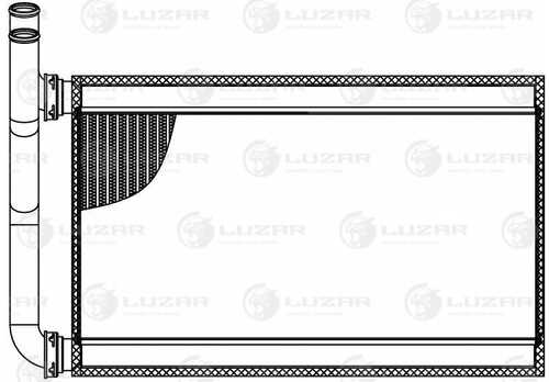 LUZAR LRH 1151 Радиаторы отопителя