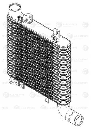 LUZAR LRIC 0902 Радиатор интеркулера! Renault Duster 1.5dCi 10>