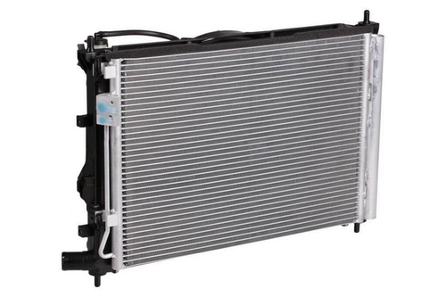 LUZAR LRK 08L4 Блок охлаждения! радиатор+конденсер+вентилятор Hyundai Solaris, KIA Rio MT 10>