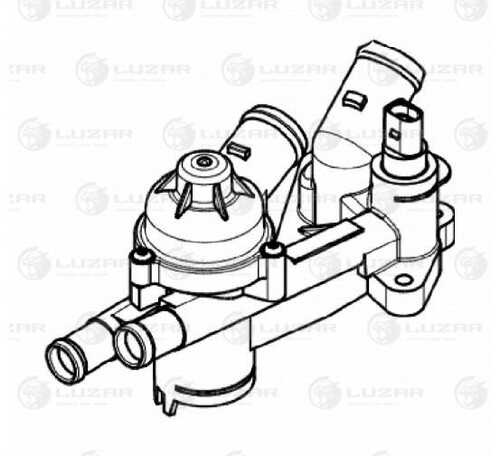 LUZAR LT 1804 Термостат! Skoda Fabia II 07>