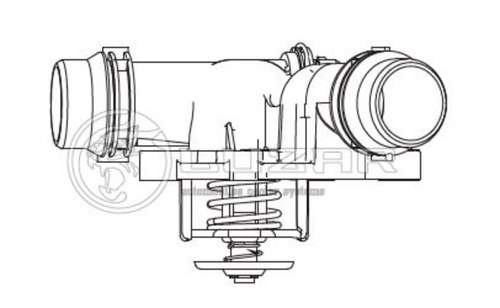 LUZAR LT2625 Термостат! BMW E39/E46/E60/E65/E66/X3/Z3/Z4 2.0-3.0 98>