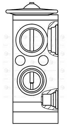LUZAR LTRV0978 Клапан расширительный кондиционера! Renault Logan II 12>