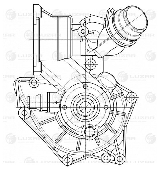 LUZAR LWP 3001 Насосы водяные (помпы)