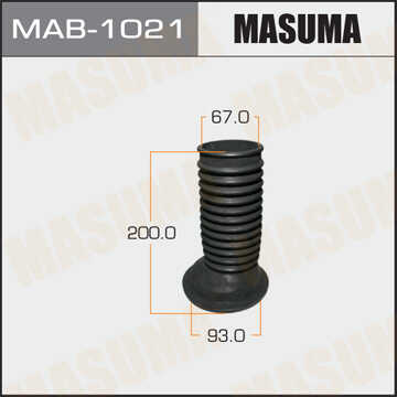 MASUMA MAB1021 Пыльник амортизатора переднего! Toyota Corolla CDE120/ZZ12/Avensis ##T25 01>