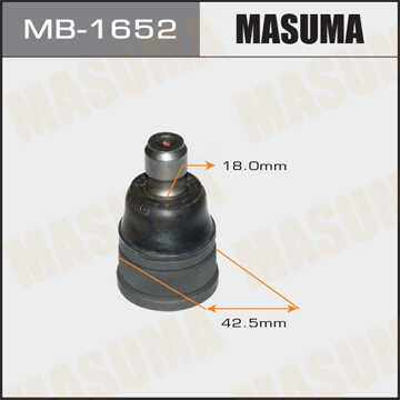 MASUMA MB1652 Опора шаровая! Mazda 3 BK all 03>