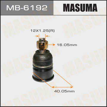 MASUMA MB6192 Опора шаровая переднего нижнего рычага Honda Civic 91>