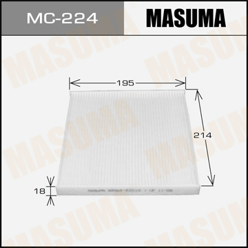 MASUMA MC224 Фильтр салона! Toyota Rav 4/Yaris/Yaris Verso 99>