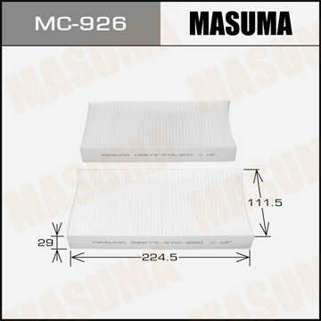 MASUMA MC926 Фильтр салона! Honda Civic/CR-V/FR-V 1.3-2.0/1.7CTDi/2.2CTDi 99>