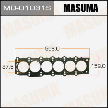 MASUMA MD-01031S Прокладка ГБЦ! Toyota Supra 3.0 2JZ-GE 93>