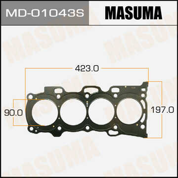 MASUMA MD01043S Прокладка ГБЦ! Toyota Previa/Camry 2.4 16V DOHC 00>