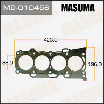 MASUMA MD01045S Прокладка ГБЦ! Toyota Avensis/Carina E 2.0 16V 00>